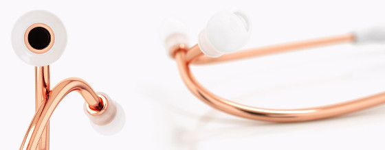 Stetoskop - różowe złoto