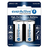 Baterie alkaliczne LR14 C everActive Pro Alkaline 8000 mAh, 2 szt