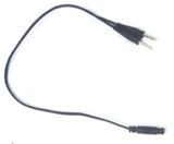 Przewód rozgałęziający FIAB do elektrod pin 2 mm czarne końcówki