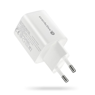 Ładowarka sieciowa 45W everActive GaN SC-450Q USB-C PD PPS USB-A QC4+