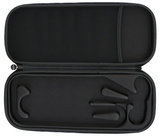 Futerał na stetokop o większych rozmiarach, sztywny czarny