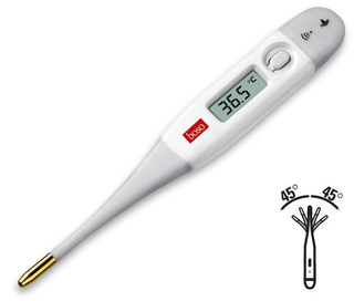 Termometr elektroniczny Bosotherm Flex z giętką pozłacaną końcówką