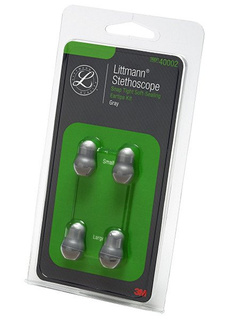 Oliwki do stetoskopu 3M Littmann szare, zestaw 4szt.