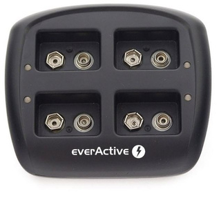 Zestaw ładowarka everActive NC-109 9Vx4 + 2 akumulatorki 320 mAh