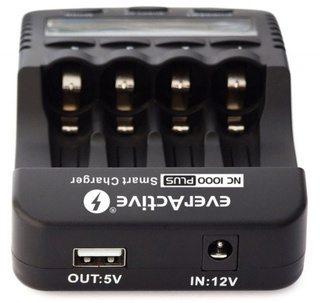 Ładowarka akumulatorowa everActive NC-1000 PLUS do 4xAA/AAA