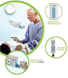 Lampa zabiegowa Welch Allyn GS600 3-LED bezcieniowa na kółkach