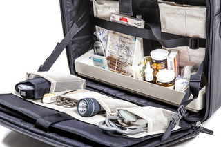 Torba lekarska DURASOL Mobilo na kółkach 9350 czarna