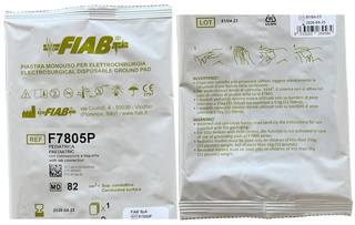 Elektroda neutralna samoprzylepna FIAB 90x148 mm łącze TAB