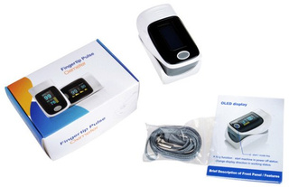 Pulsoksymetr na palec Yonker 80 z funkcją dźwięku i alarmu zielony