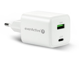 Ładowarka sieciowa 45W everActive GaN SC-450Q USB-C PD PPS USB-A QC4+