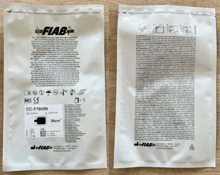 Elektroda neutralna samoprzylepna FIAB 74x88 mm łącze TAB