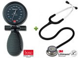 Ciśnieniomierz zegarowy boso CLASSICO i Stetoskop Littmann Classic 3