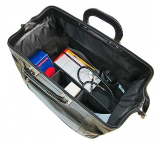 Torba lekarska skórzana męska GALSKÓR 550