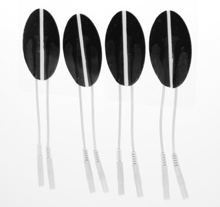 Elektrody podwójne do elektrostymulacji twarzy YT 3x5cm 4 szt