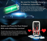 Elektrostymulator RoovJoy R-C4A prądy TENS/EMS z ładowaniem USB