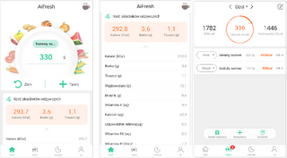 Waga kuchenna HW-FIT022 dietetyczna z Bluetooth i funkcją tara