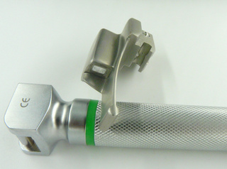 Laryngoskop światłowodowy MacIntosh Mega Blade AZWAN Baby, 3 łyżki 00-1