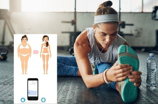 Waga elektroniczna HW-FIT003 z Bluetooth i analizą składu ciała