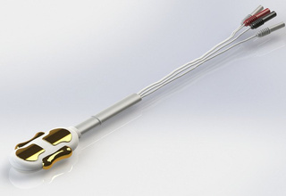 Sonda dopochwowa Perisphera-U pozłacana 2-kanałowa - profil U