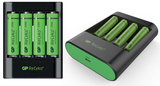 Ładowarka akumulatorowa GP U421 AA/AAA + 4xReCyko 2700 AA + USB 2,1A