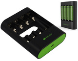 Ładowarka akumulatorowa GP U421 AA/AAA + 4xReCyko 2700 AA + USB 2,1A