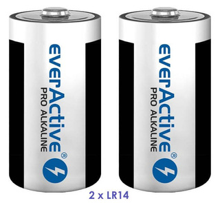 Baterie alkaliczne LR14 C everActive Pro Alkaline 8000 mAh, 2 szt
