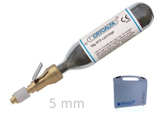 Aparat do kriochirurgii CryoAlfa SUPER CONTACT 5mm z 16g N2O w pudełku