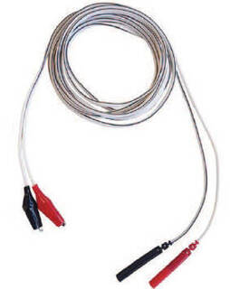 Kabel przedsionkowy FIAB do elektrostymulacji, pin 2 mm, 400 cm, szary